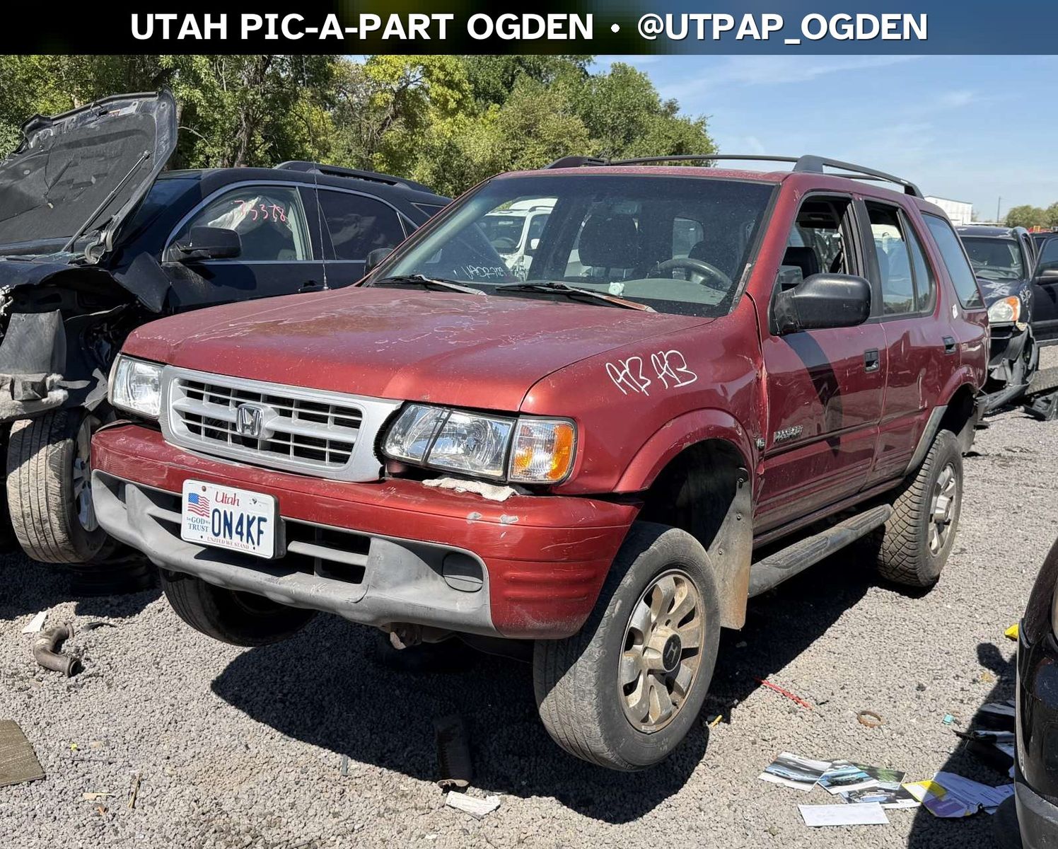 2000 Honda Passport Parts - UTPAP Ogden