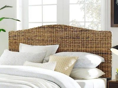 NEW Crosley Serena King Headboard - Natural Banana