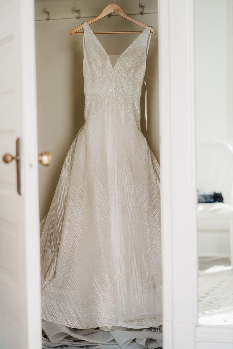 Lazaro “Celeste” wedding dress