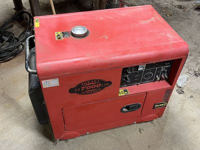 7000 Watt Diesel Generator
