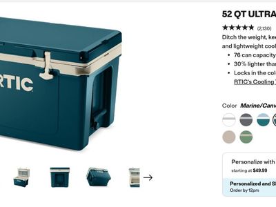 RTIC 52qt Cooler New in box