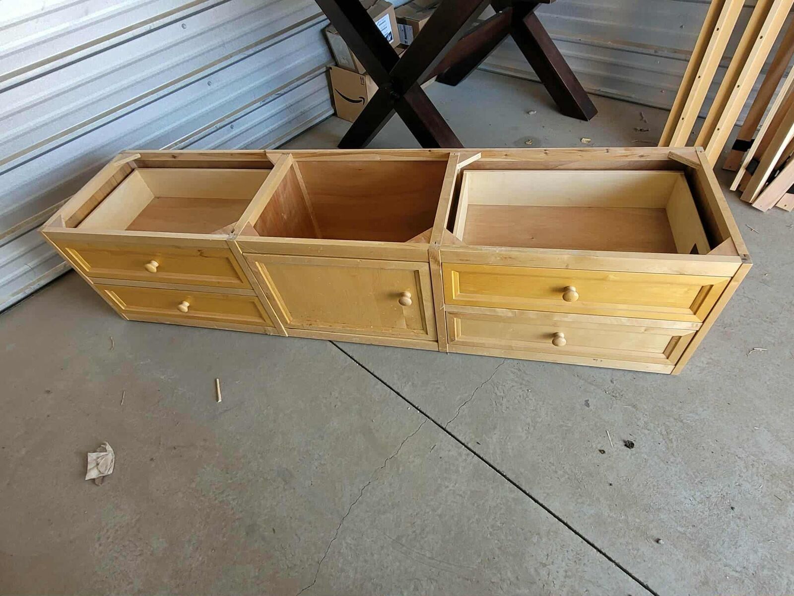 twin platform bed with 6 drawers