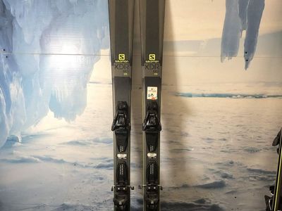 Used Salomon XDR 80CF R 180cm Skis w/ Salomon Mercury 11 GW Binding