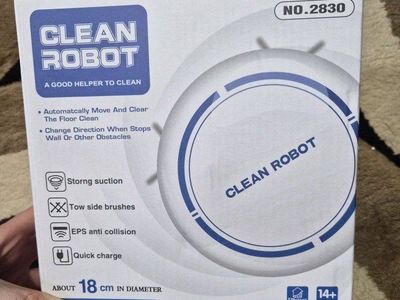 Robot Vacuum Cleaner - 18cm Diameter