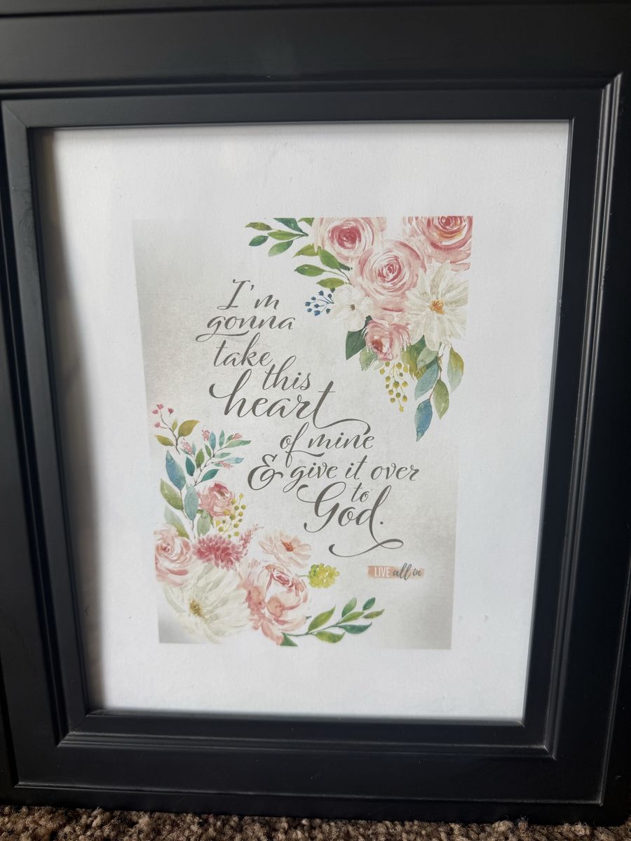 Picture With Black Frame