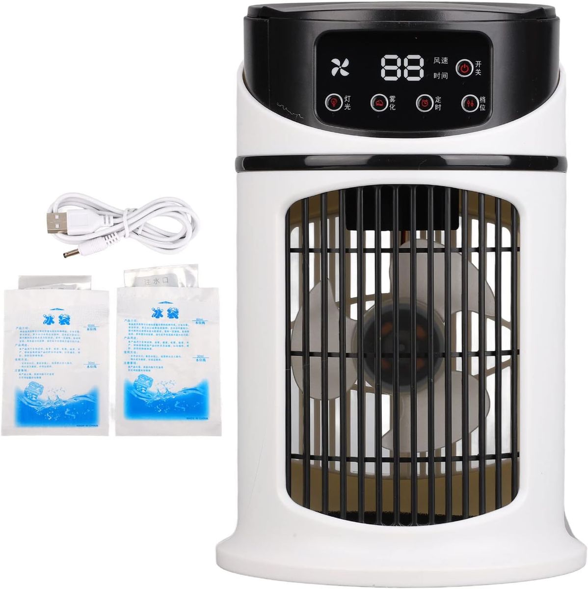 NEW Portable Mini Air Conditioner Mobile Multifunction Air Cooler Water Humidifier Fan