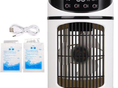 NEW Portable Mini Air Conditioner Mobile Multifunction Air Cooler Water Humidifier Fan