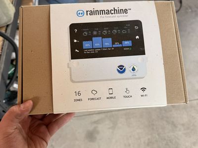 Rain machine sprinkler timer