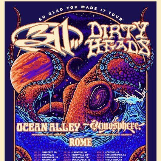 311/Dirtyheads lawn tickets/lawn chairs/premier parking