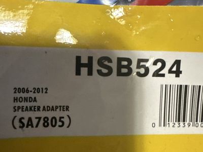 PAC HSB524 Speaker Adapter Plates for 2006-2012 Honda Vehicles - Set of 2