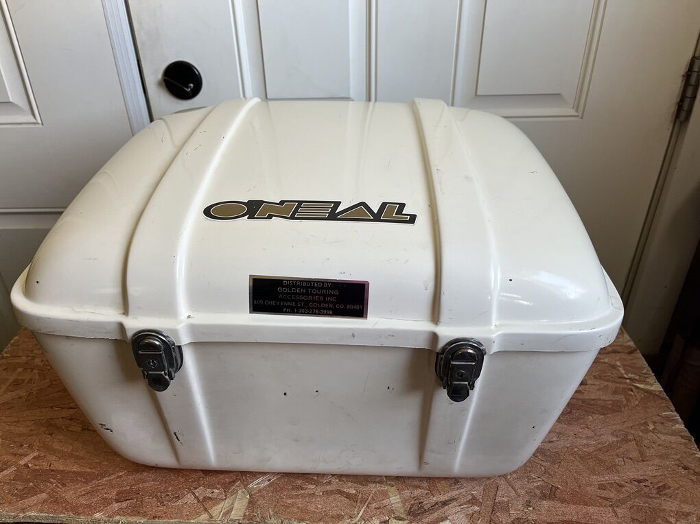 Vintage Motorcycle Trunk