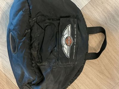 Harley-Davidson Motorcycle Helmet Bag - Black Padded Carrier for 100th Anniversary Helmets