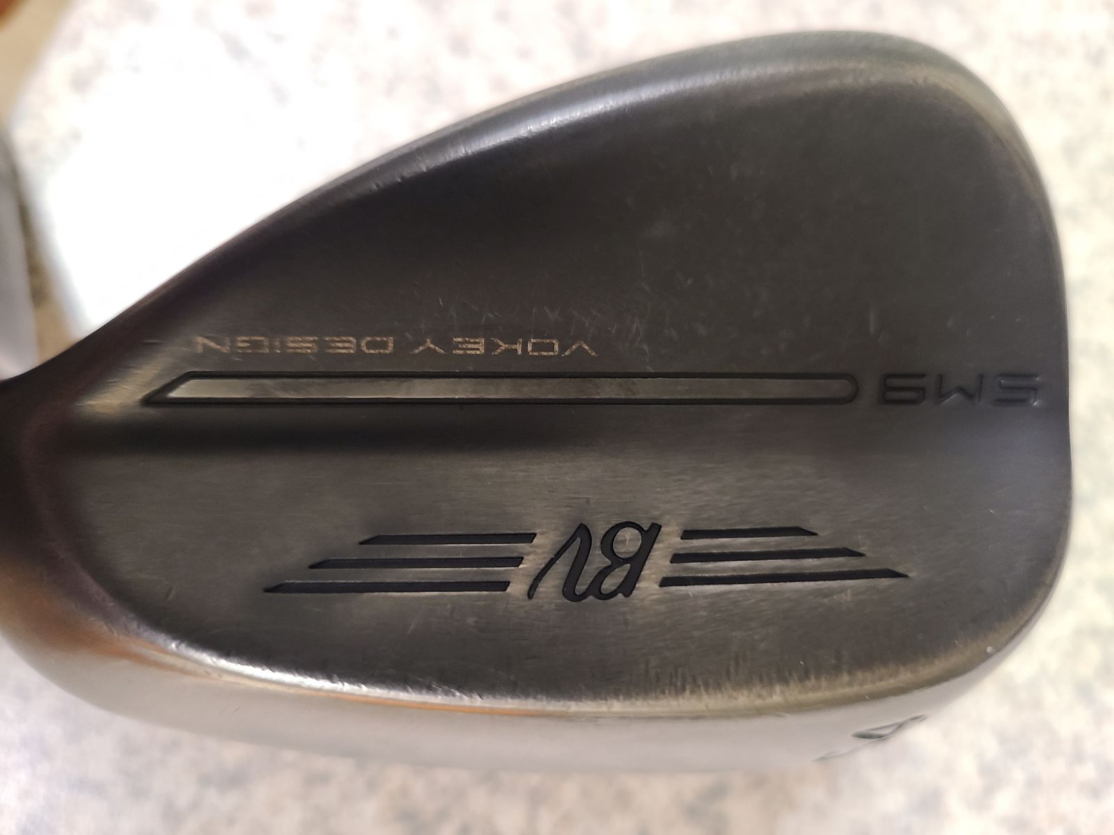 Black Titleist Vokey SM9 54.14 wedge RH TOUR ISSUE DYNAMIC GOLD S400