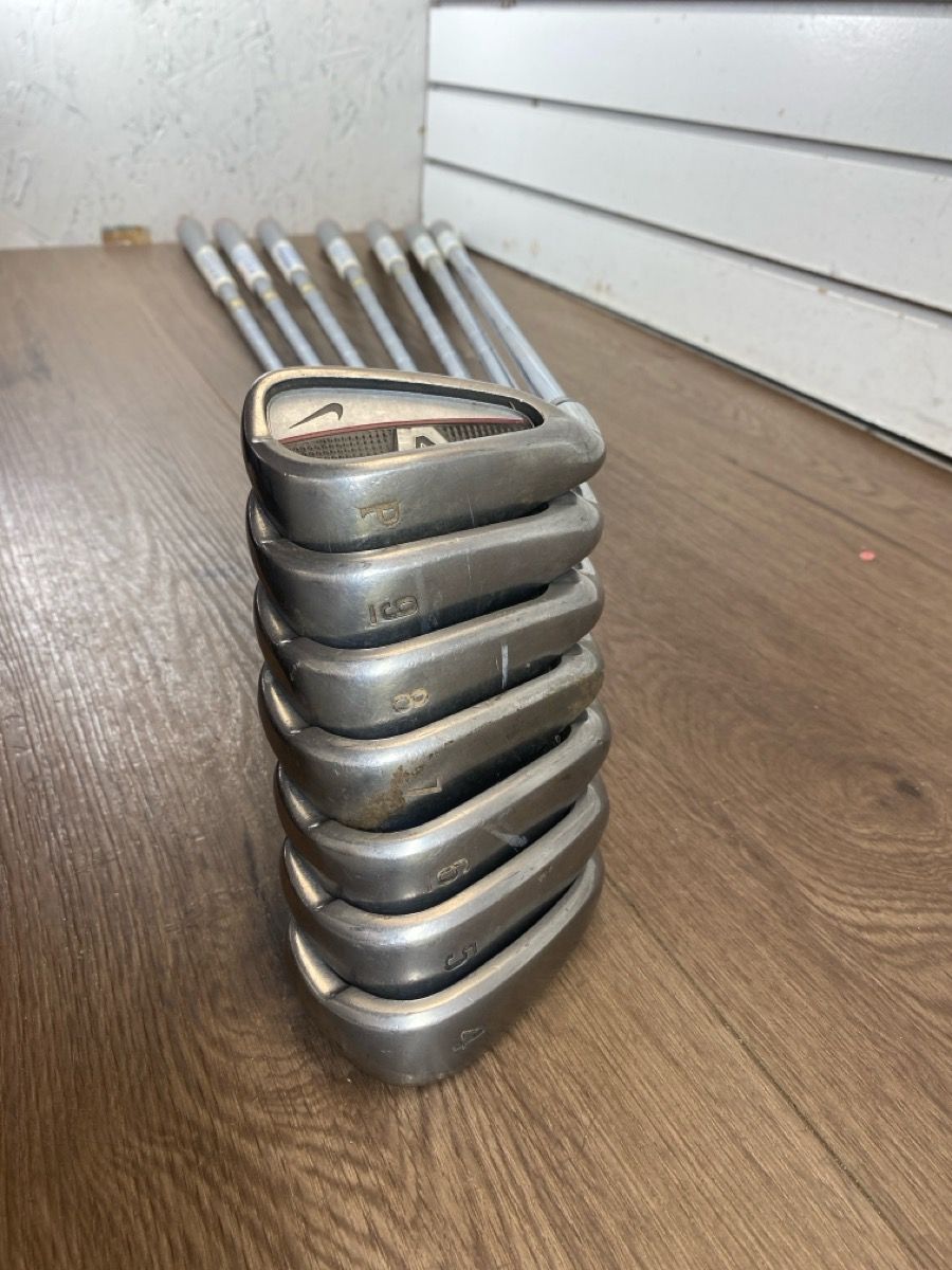 Nike Victory Red Cavity Golf Iron Set, 4-PW, Steel Shaft, LEFT HAND #WCP039470