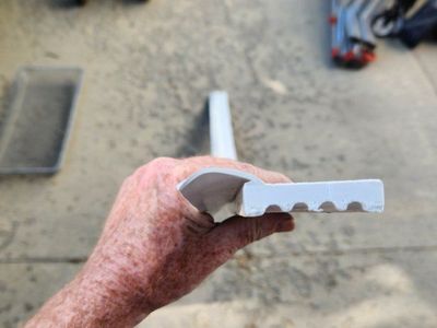 White Weather Stripping / Door Seal - Durable Vinyl for Doors & Windows, 80 inches long three pieces.