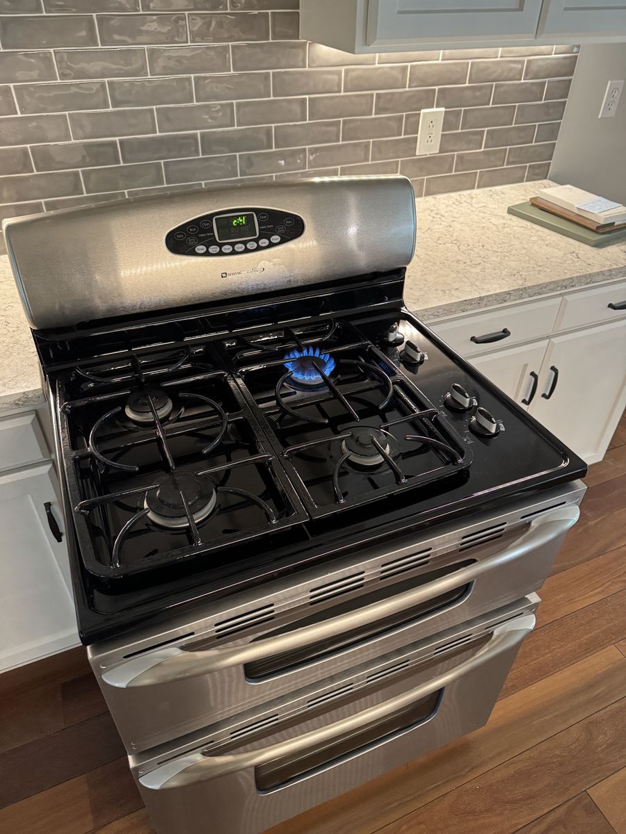 Maytag Stainless Steel Gas Range with Double Oven