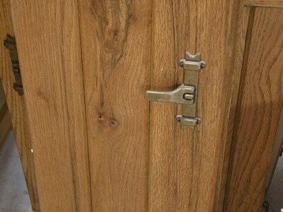 Oak Cabinets and oak fireplace mantel