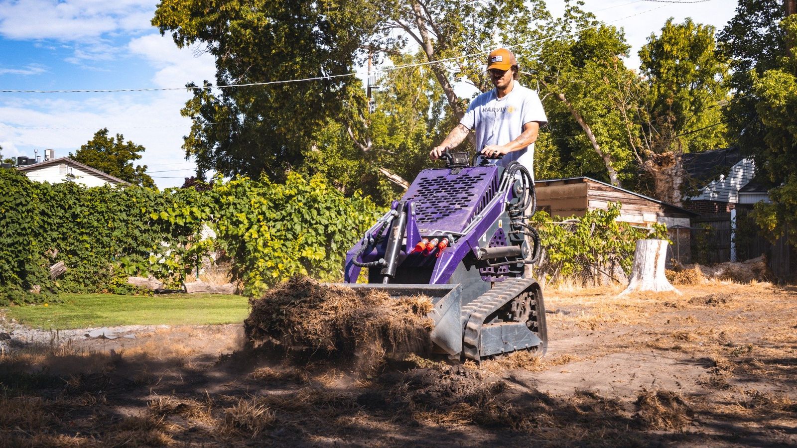 Mini Skid Steer Rental | Dingo | Trencher | Stump Grinder