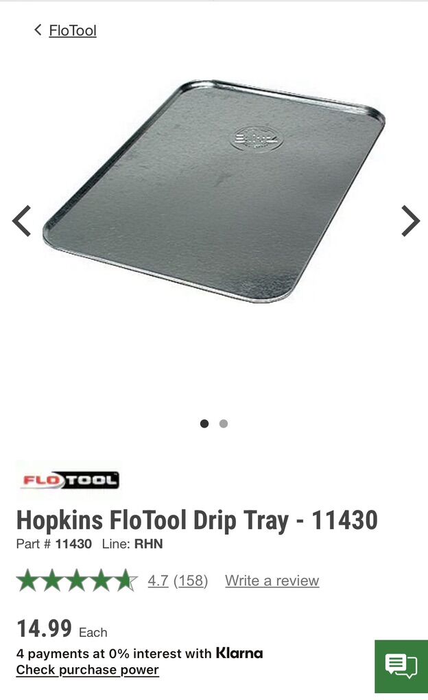 Hopkins FloTool Drip Trays Brand New