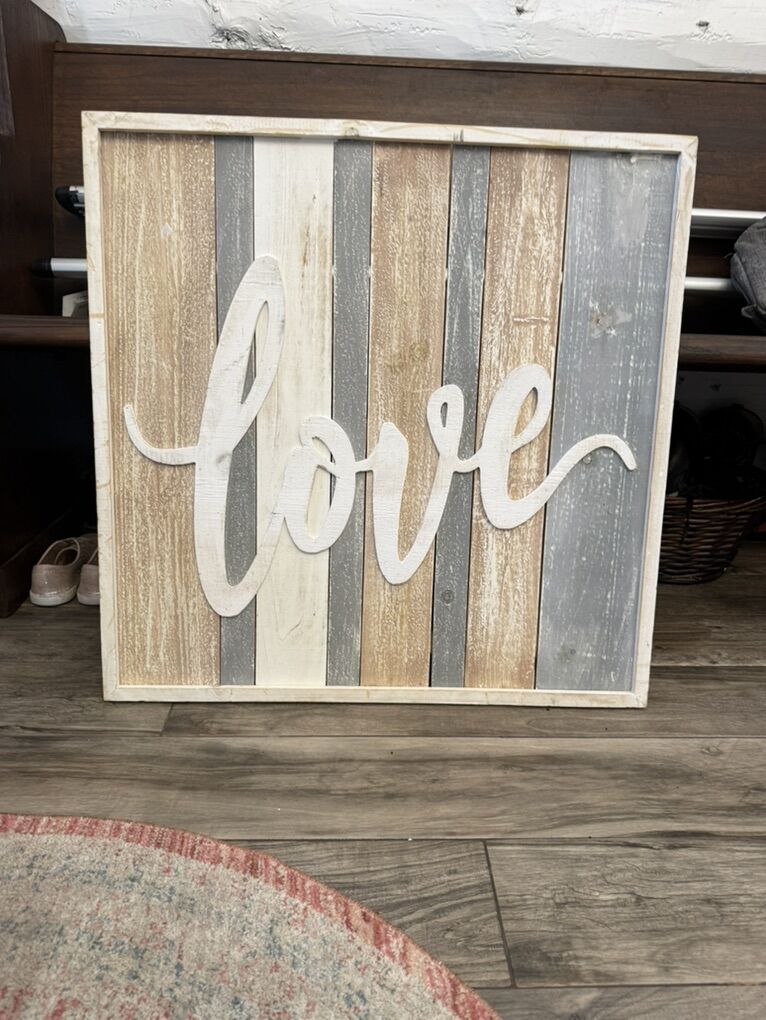 Wood Picture- Love