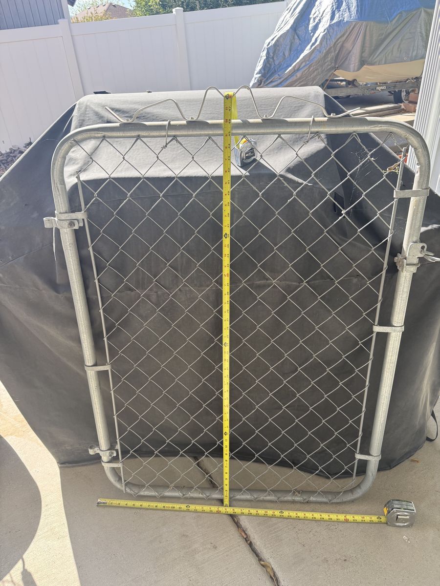 3' x 4' Chain Link Gate with Lock