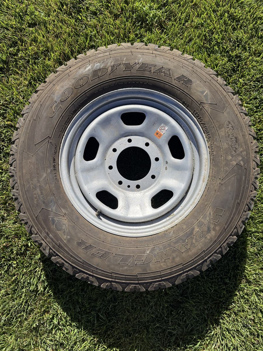 Goodyear tire and rim