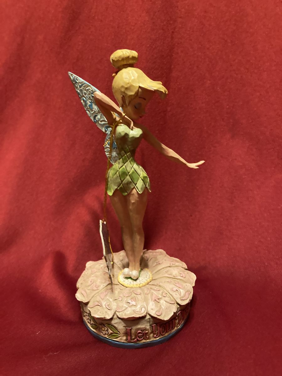 Disney Showcase Collection Tinker Bell Let Your Dreams Blossom Figurine Like New With Box By Jim Shore
