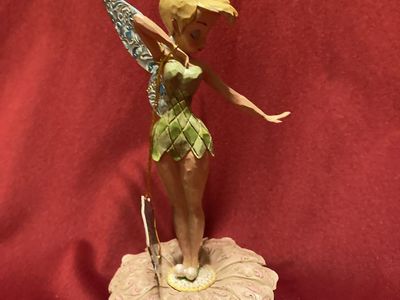 Disney Showcase Collection Tinker Bell Let Your Dreams Blossom Figurine Like New With Box By Jim Shore