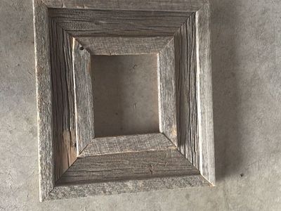 Rustic Reclaimed Wood Picture Frames