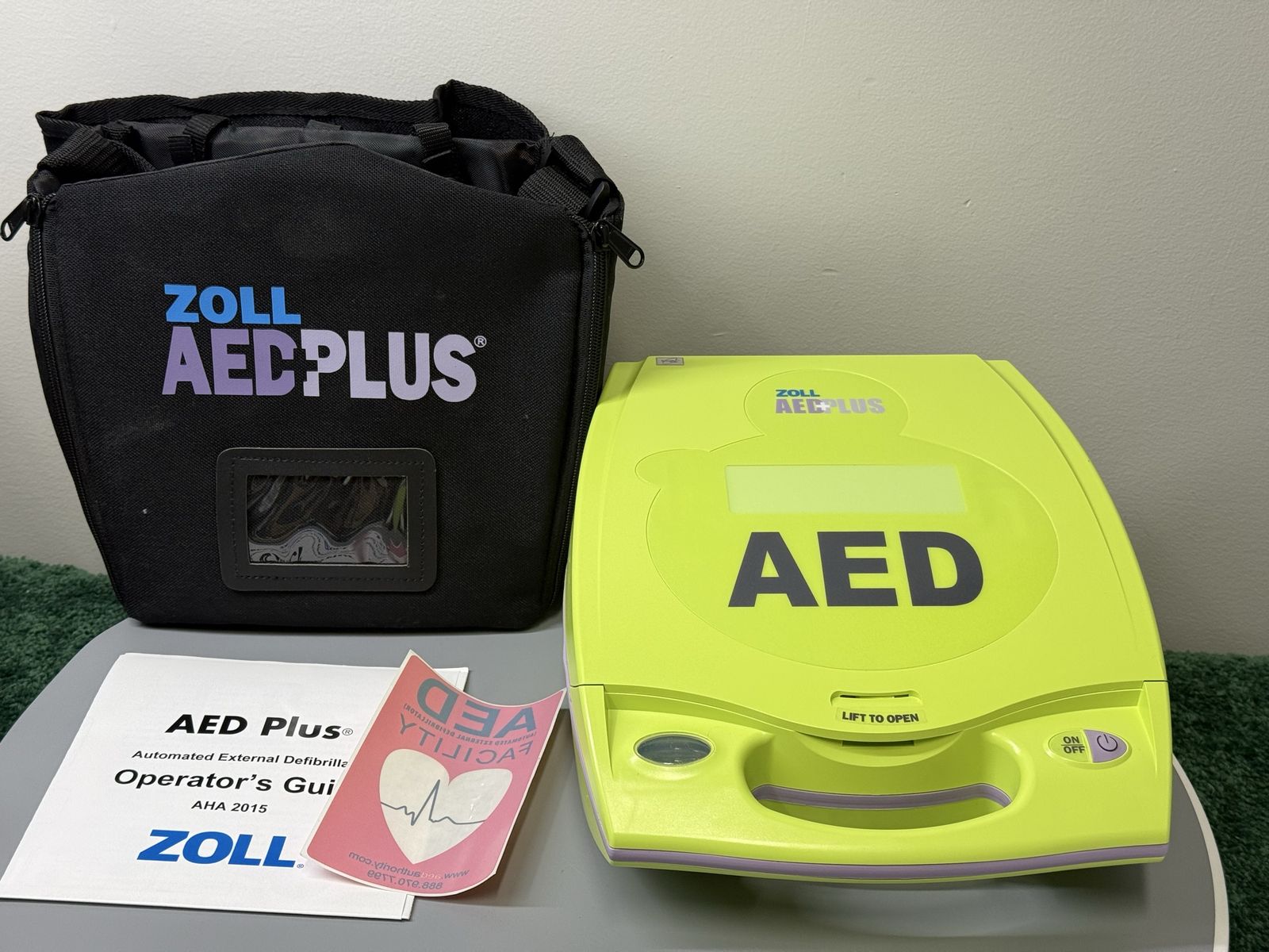 Zoll AED Plus Defibrillator - Preowned But Never Used