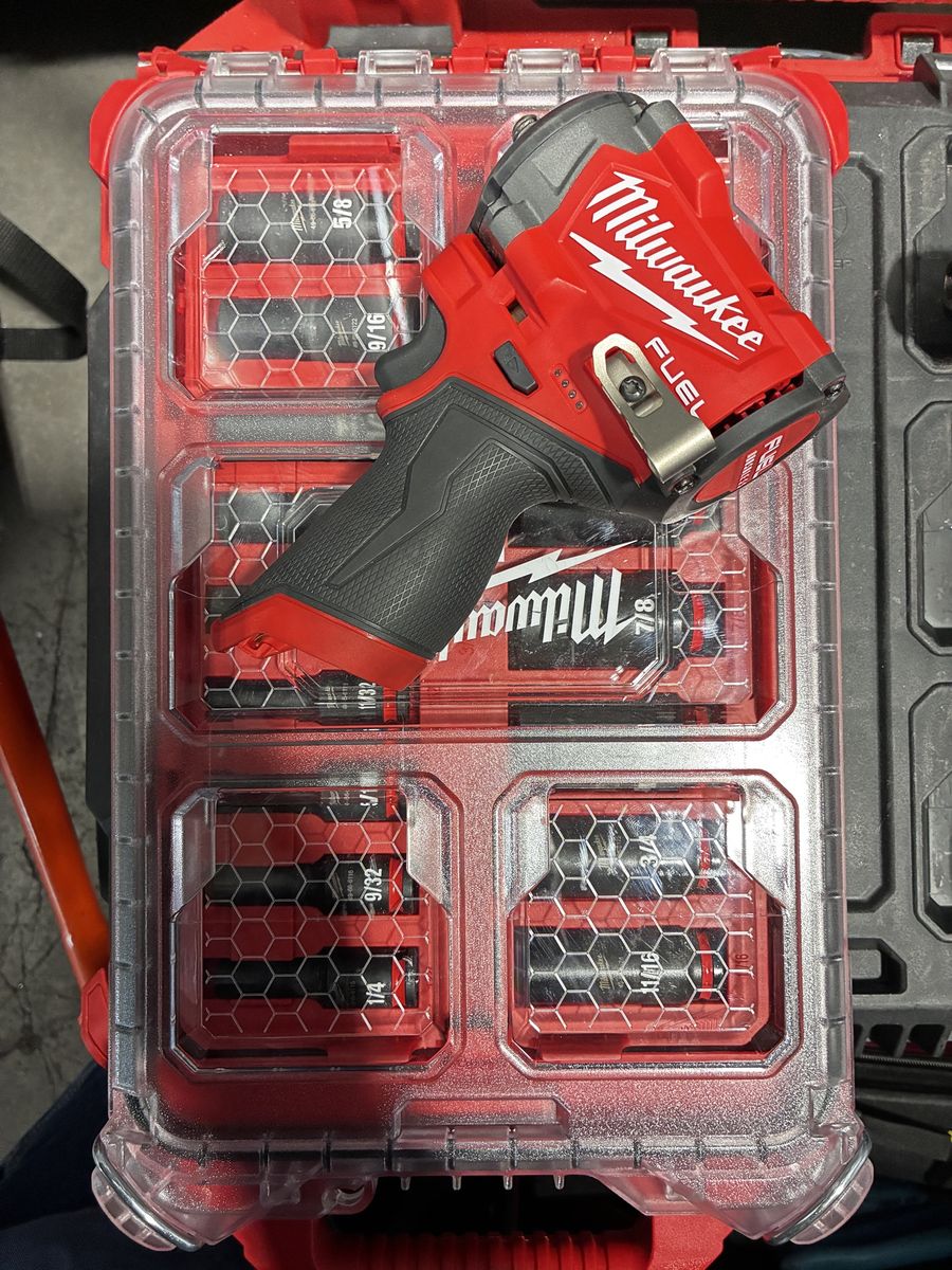 Milwaukee m12 Fuel Stubby and Packout Sockets
