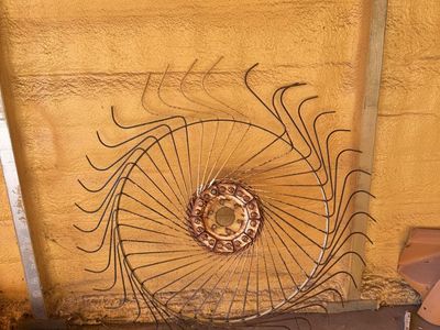 55” hay rake wheel 12 available