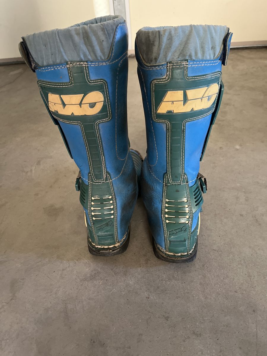Vintage Axo Sport Turbo Plus Mx Boots