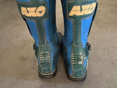 Vintage Axo Sport Turbo Plus Mx Boots