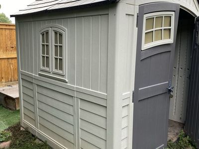 Suncast Resin Storage Shed - Durable Outdoor Organization Solution