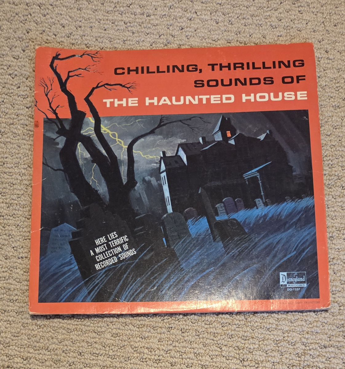Haunted House Sounds Disneyland Vinyl record