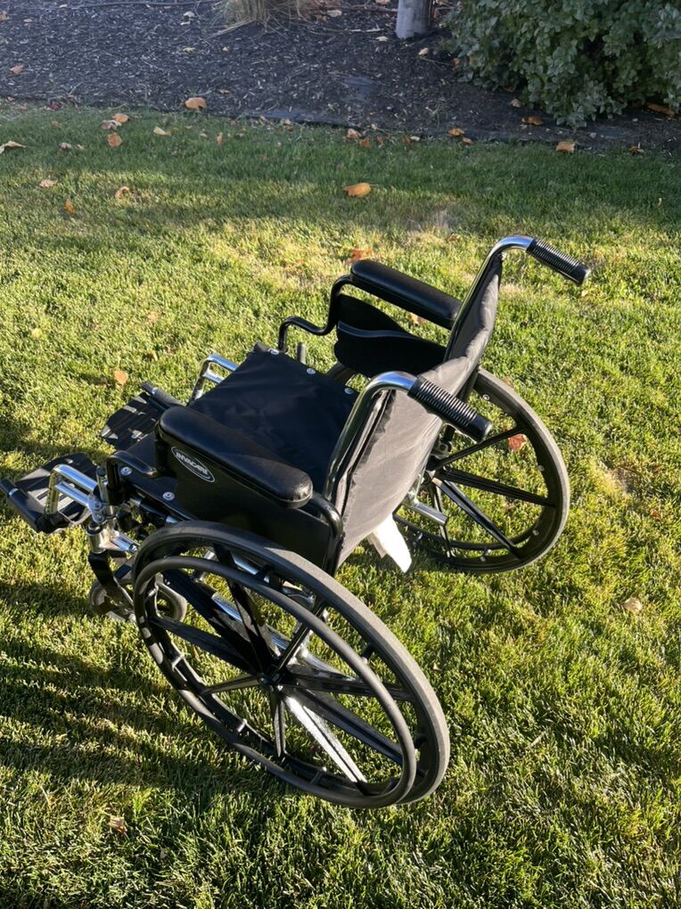 Invacare Wheelchair Seat is 18 inches wide