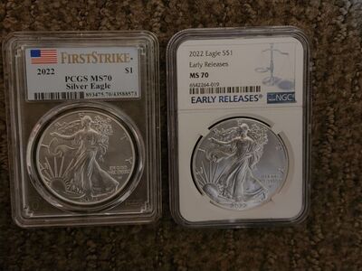 2022 American Silver Eagle PCGS MS70 First Strike