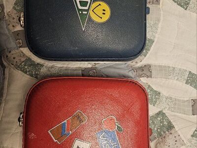 2 Child size suitcases boy/girl