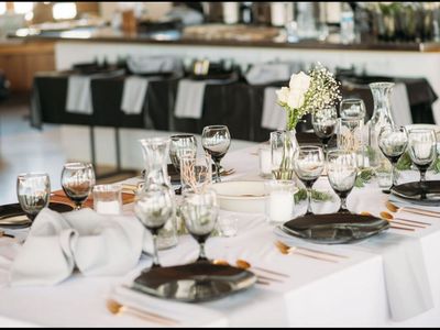 Elegant Place Settings (used for a wedding)