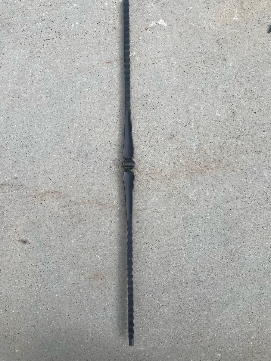 Iron handrail balusters