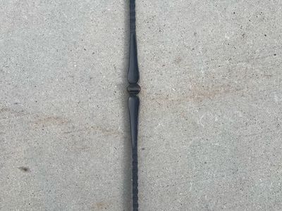 Iron handrail balusters