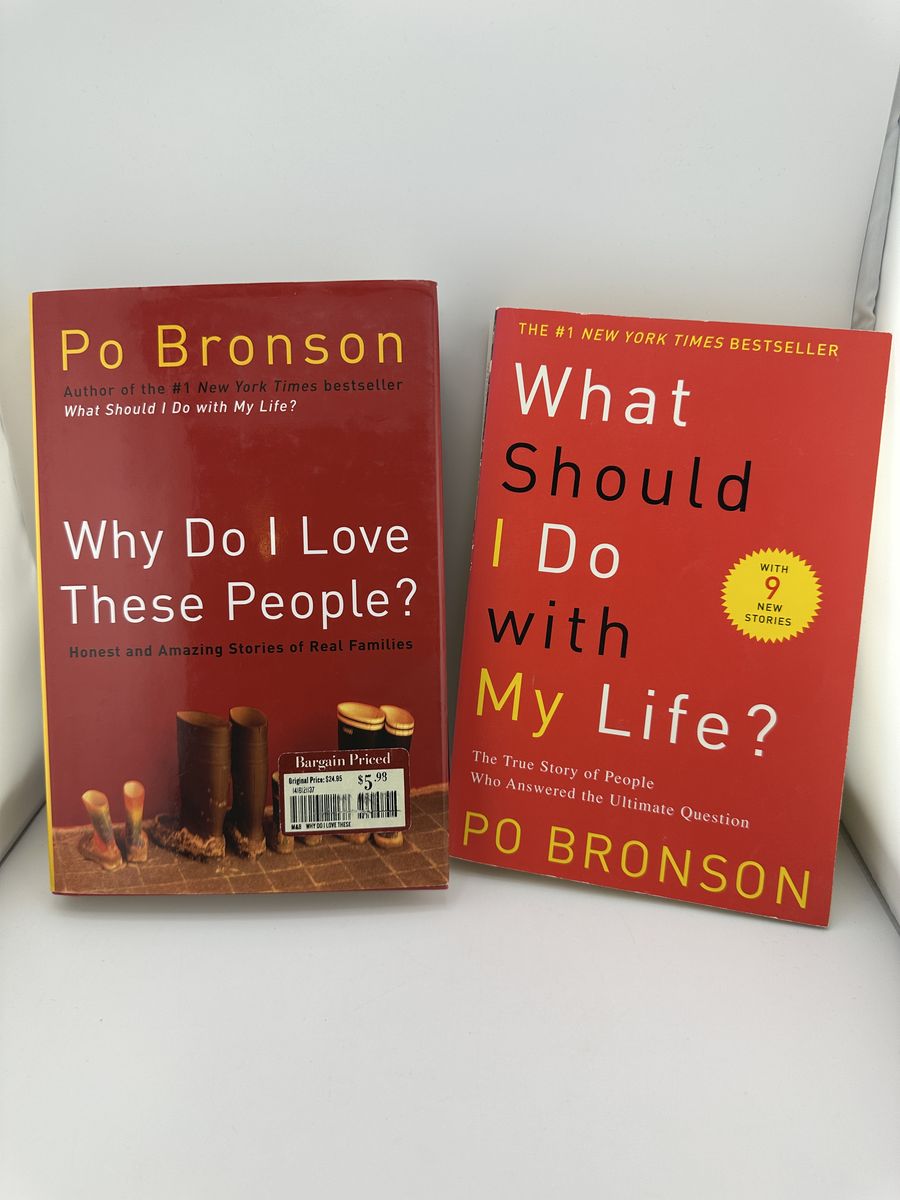 Po Bronson 2 Book Lot What Should I Do With My Life Why Do I Love These