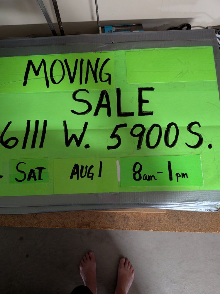 Huge Moving Sale - Yard Tools, Furniture, Home Decor & More