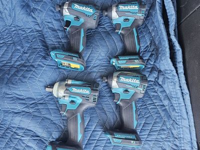 Makita Brushless Cordless Impact Drivers . NEW set of 4