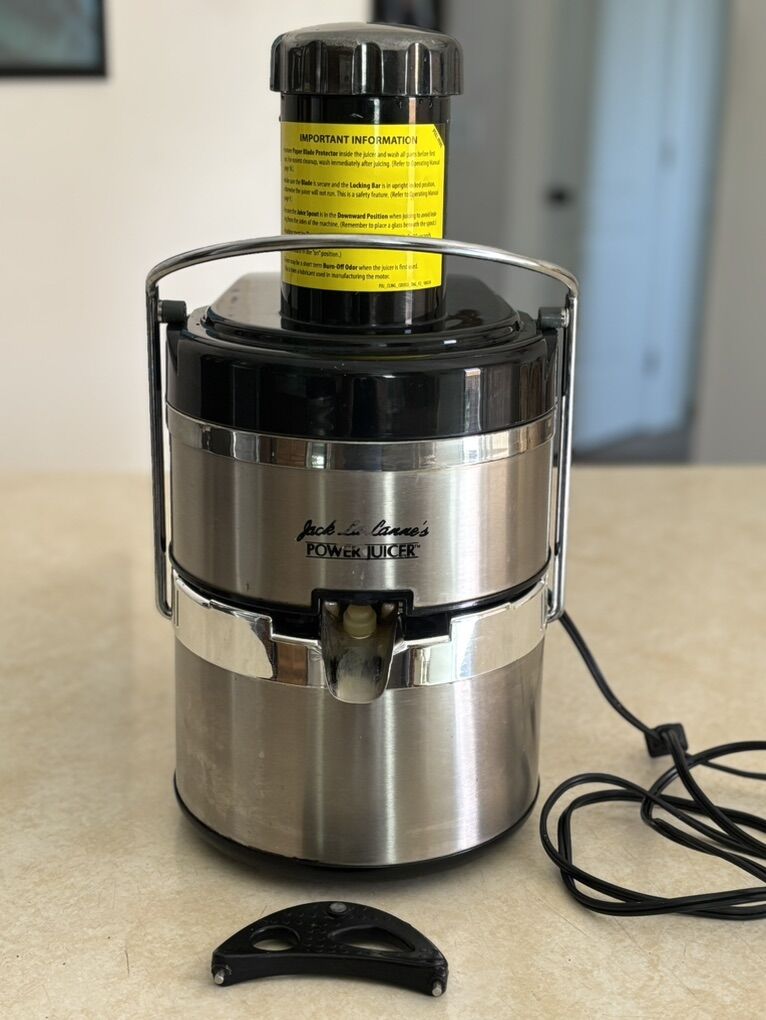 Jack LaLanne's POWER JUICER Model: E-1188