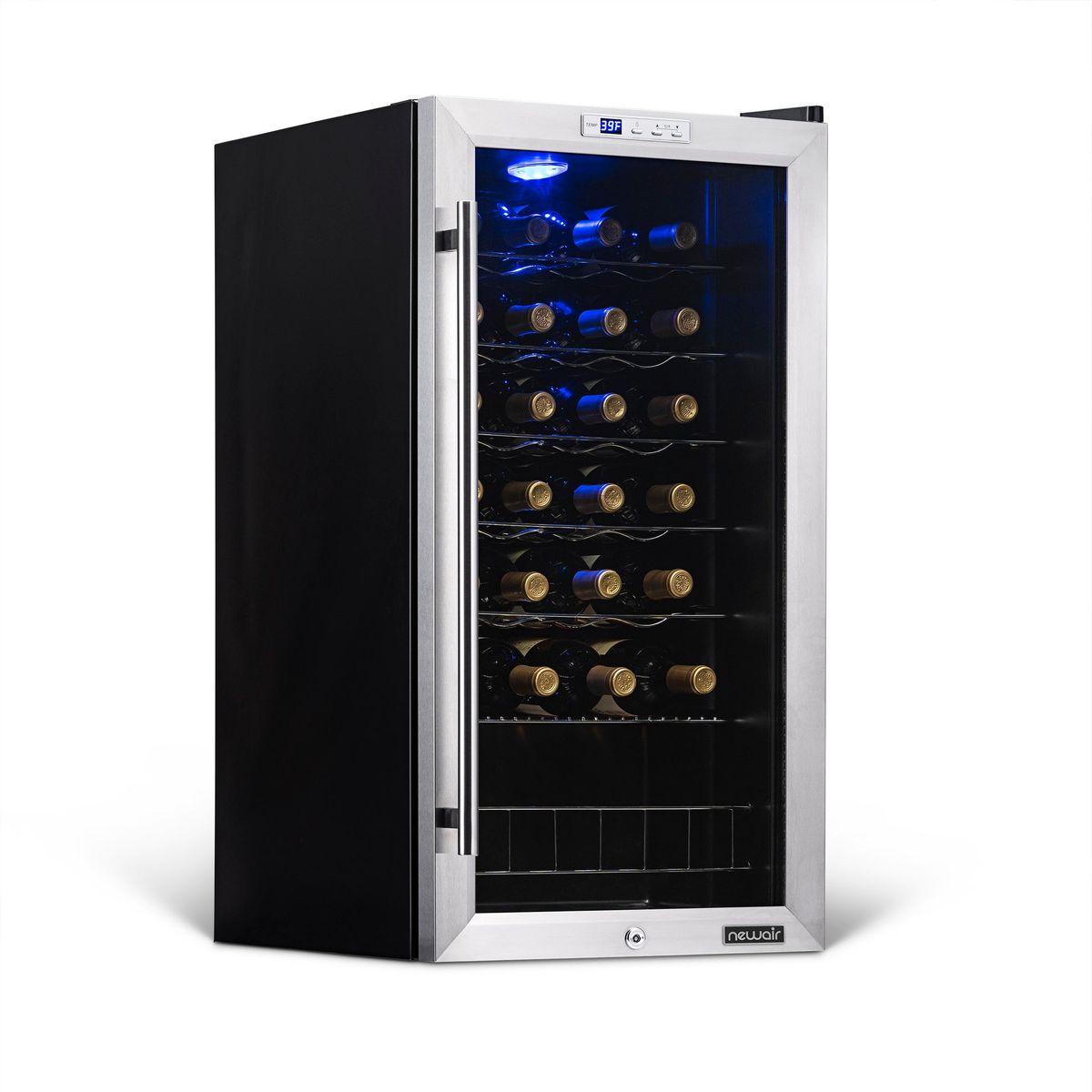NEW Newair Single Zone 27-Bottle Freestanding Wine Cooler Fridge