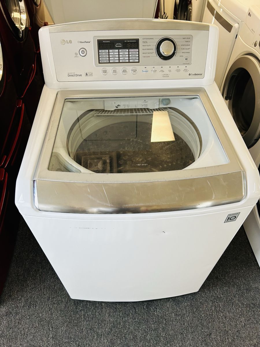 LG super capacity washing machine