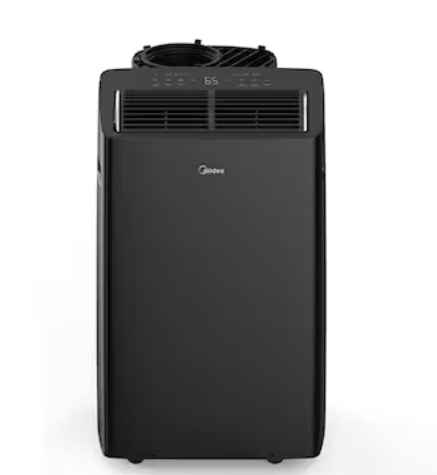 Midea Duo 12,000 BTU Smart Inverter Portable AC - Black 