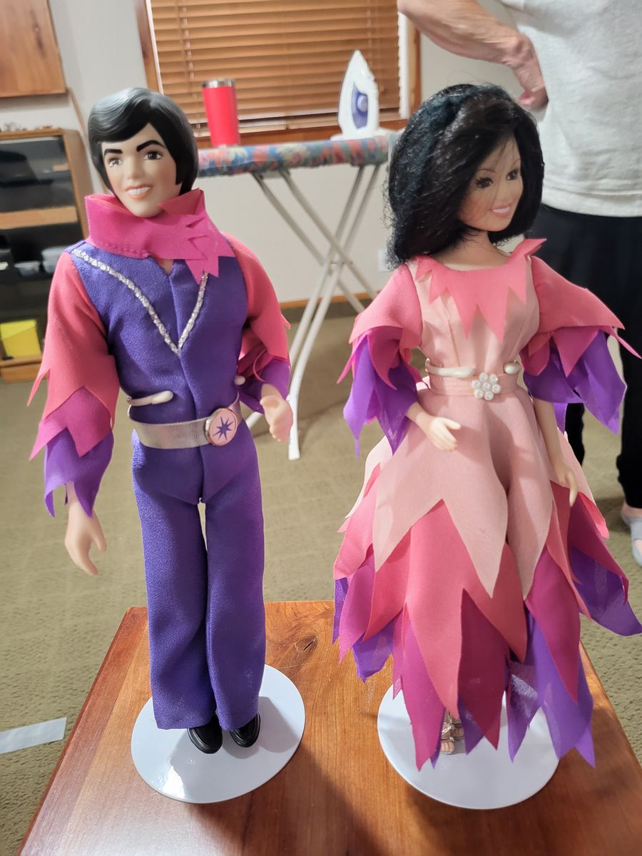Donny an Marie dolls